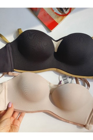 Гладкий бюстгальтер балконет Lora Iris 8022